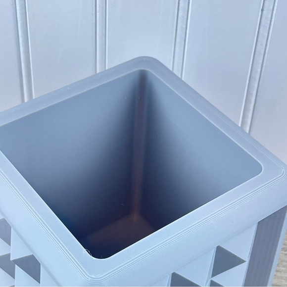 The Nova Square Planter, Flower Pot, Planter with Tray, Succulent, 4” Opening - Picture 2 of 10